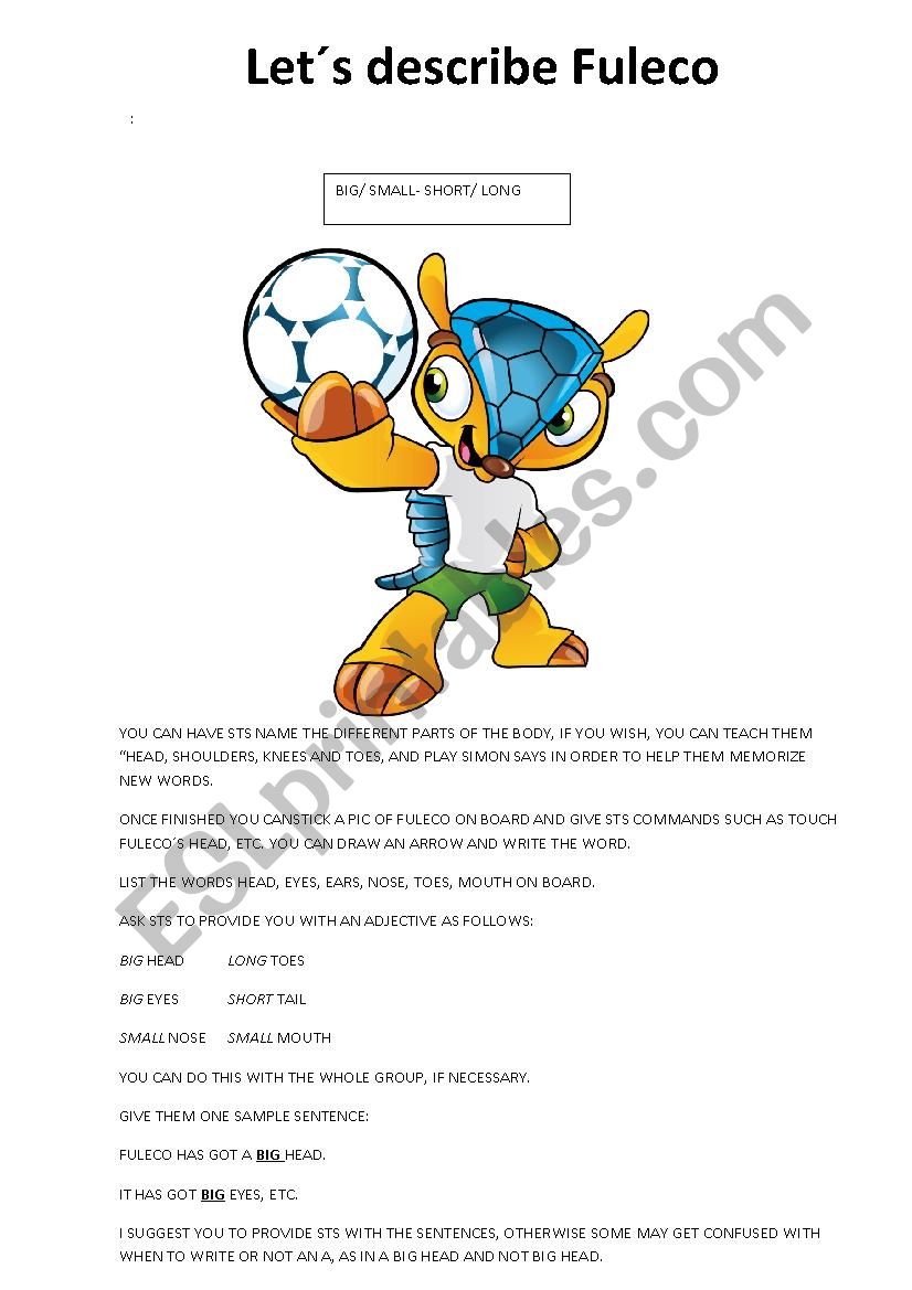 fulecoÂ´s description worksheet