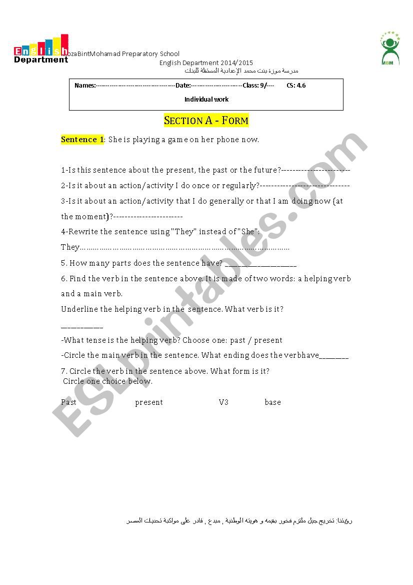 guided discovery worksheet worksheet