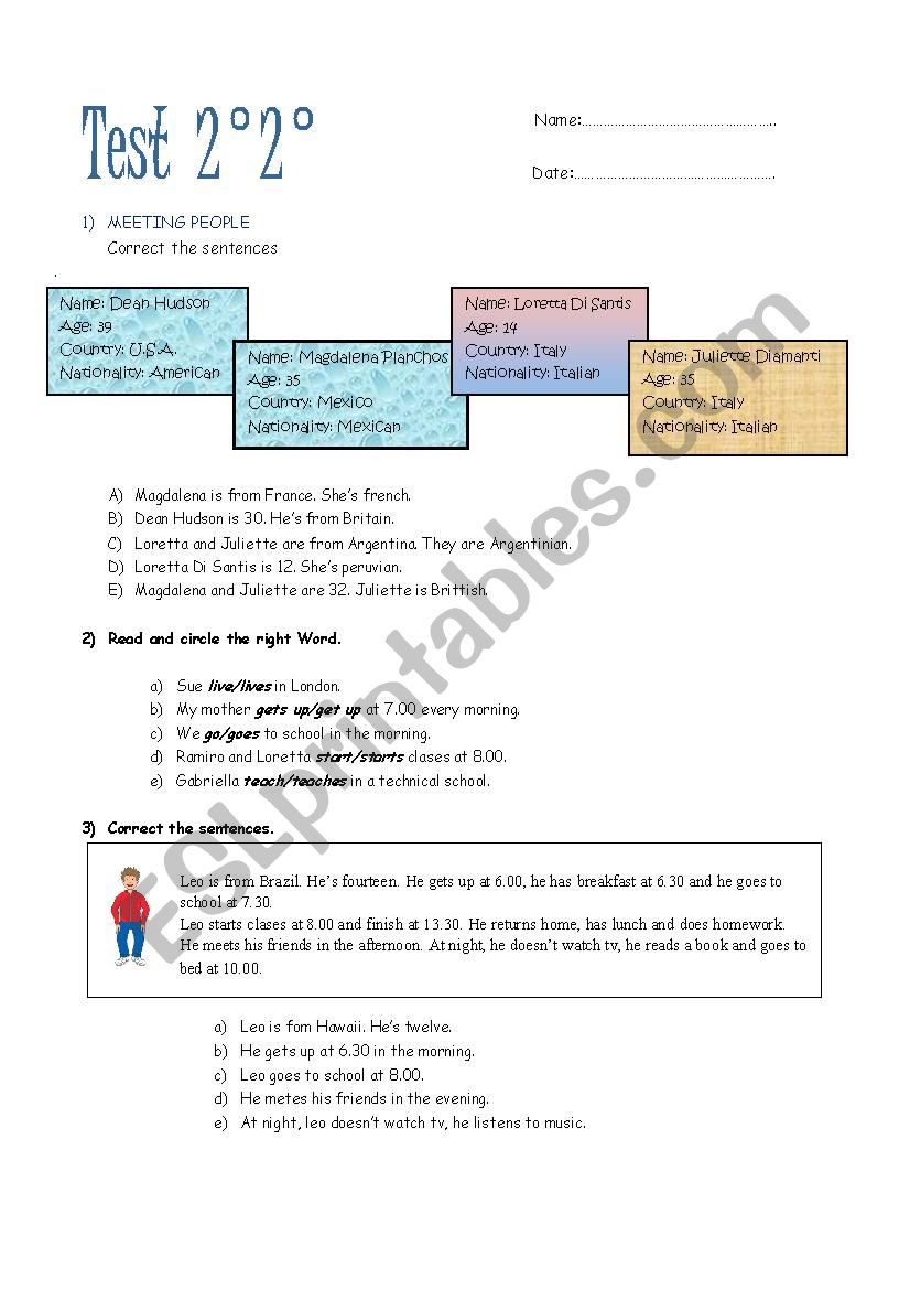 meeting people worksheet