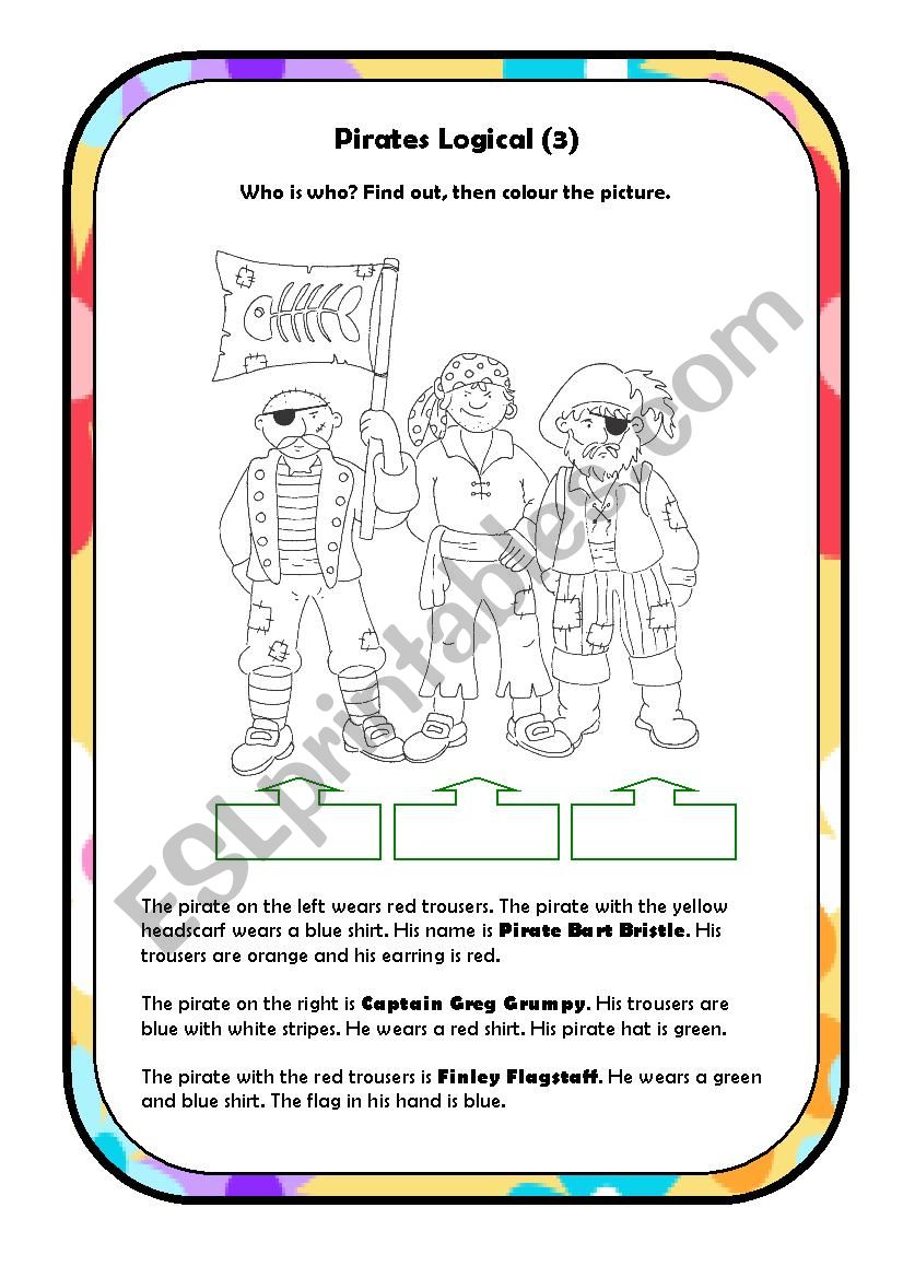Watch out, Pirates about (6) worksheet