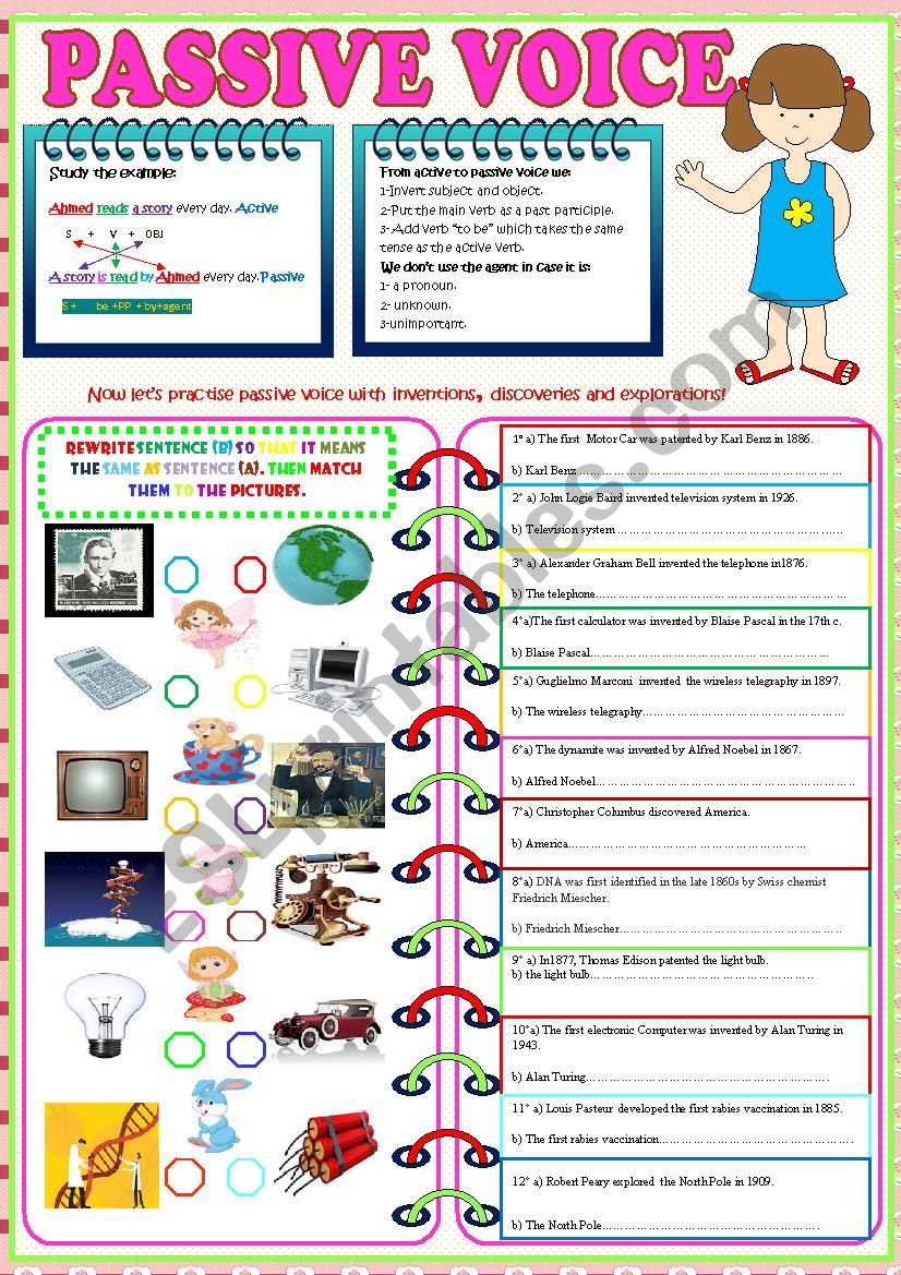 PASSIVE VOICE worksheet