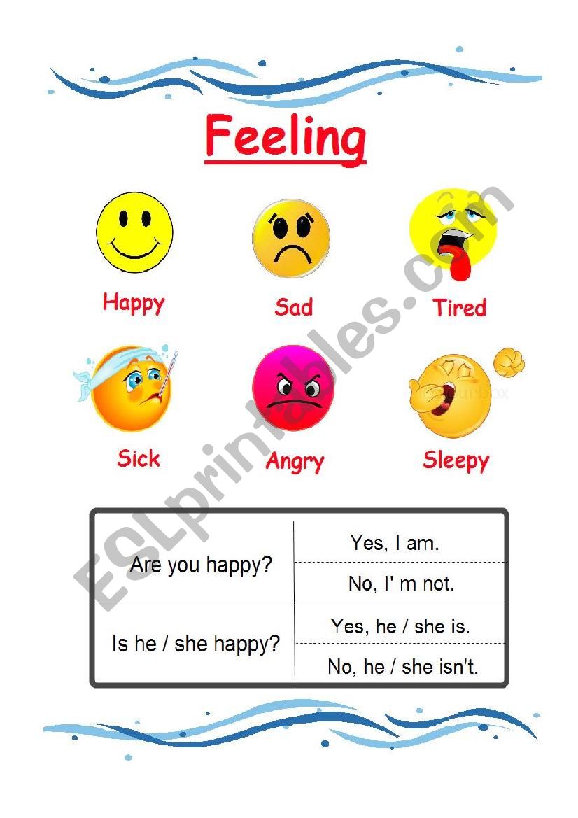 emotion worksheet