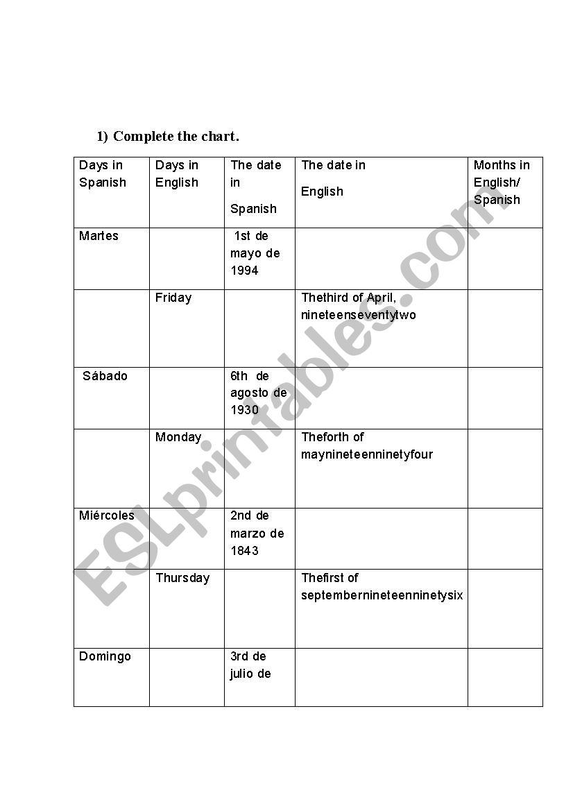 CARDINAL, ORDINAL NUMBERS,  worksheet