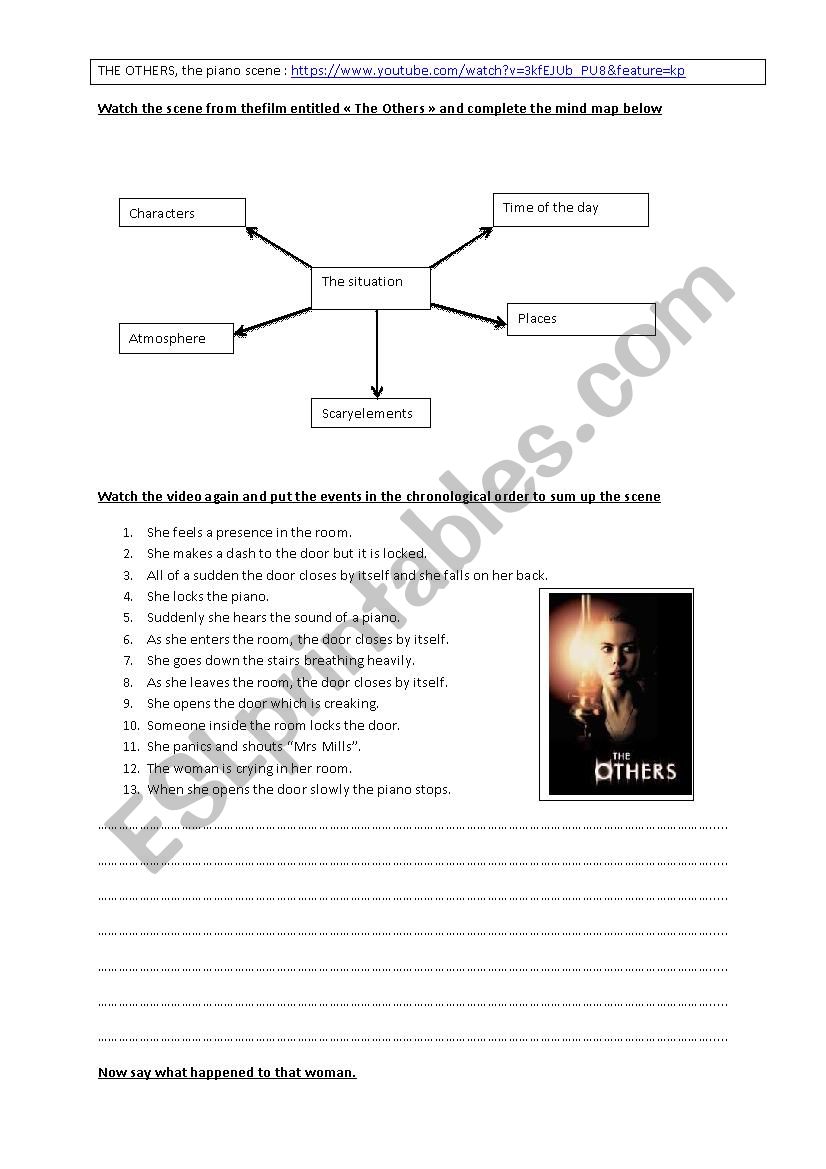 THE OTHERS worksheet