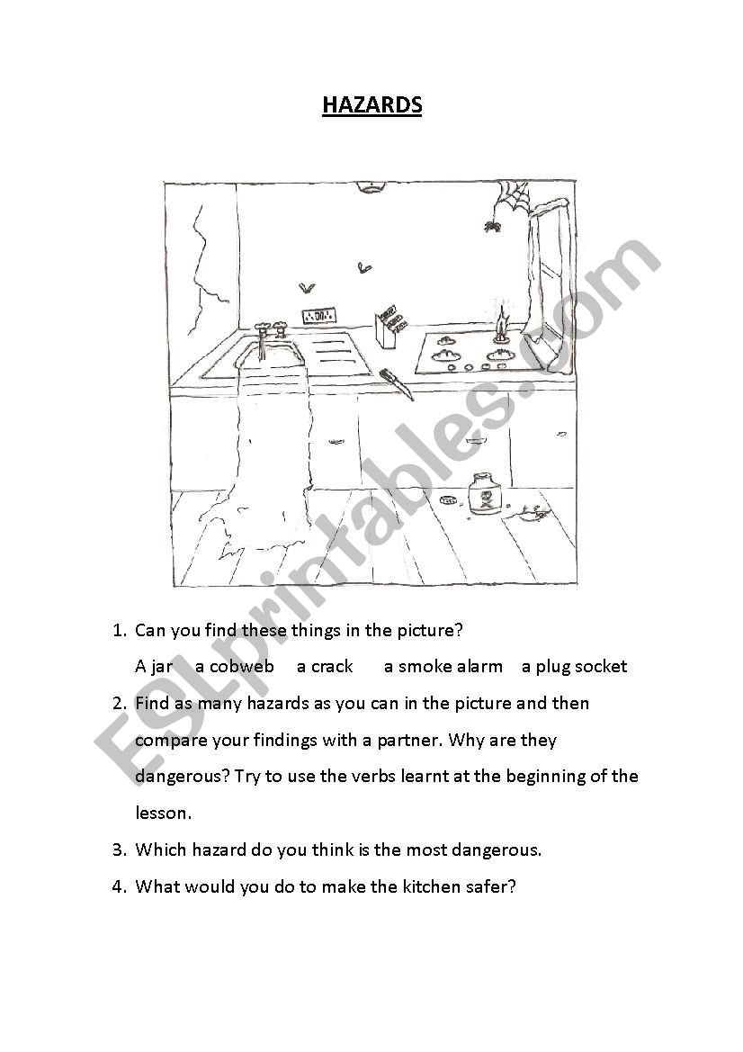 Hazards worksheet