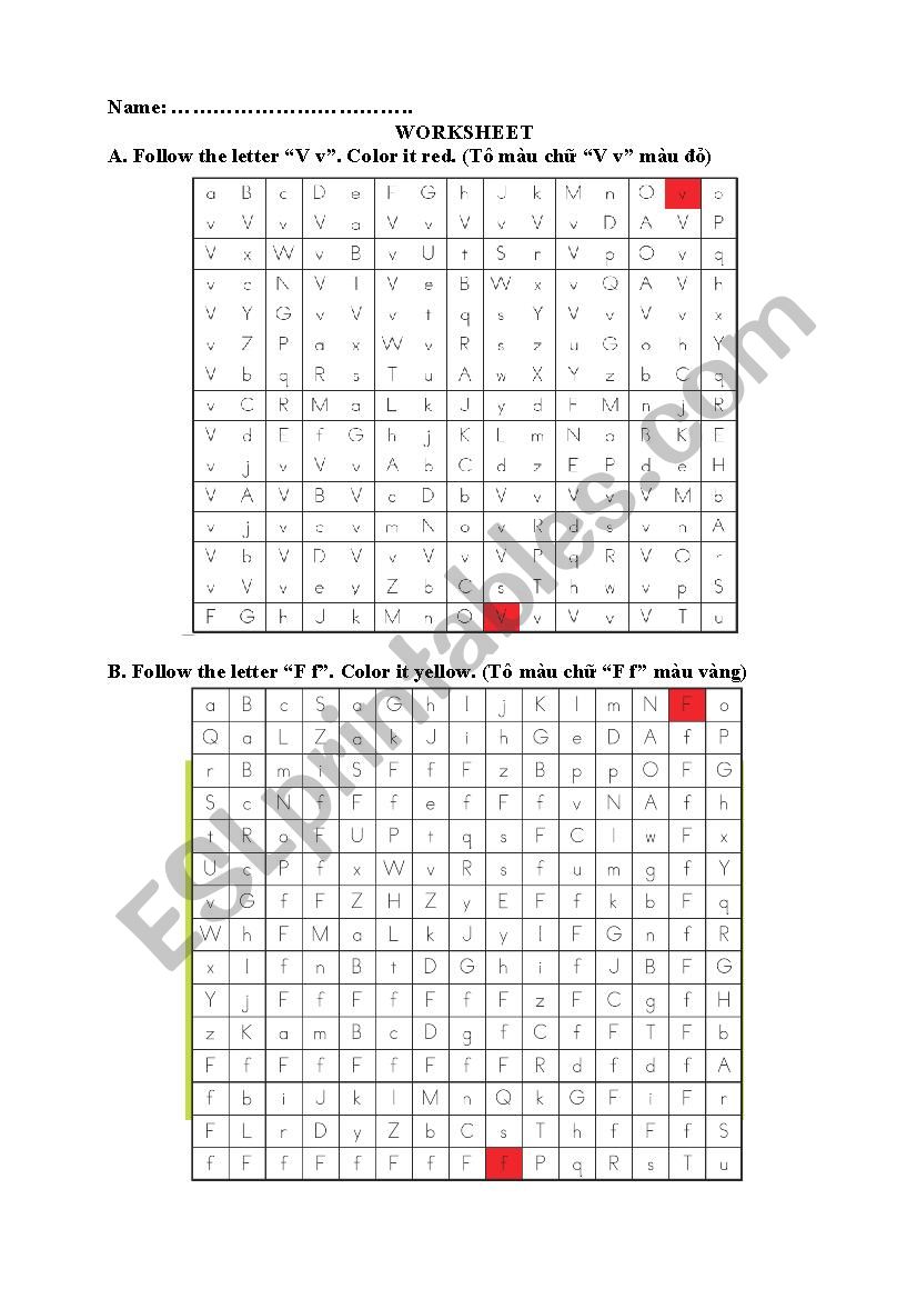 review family worksheet