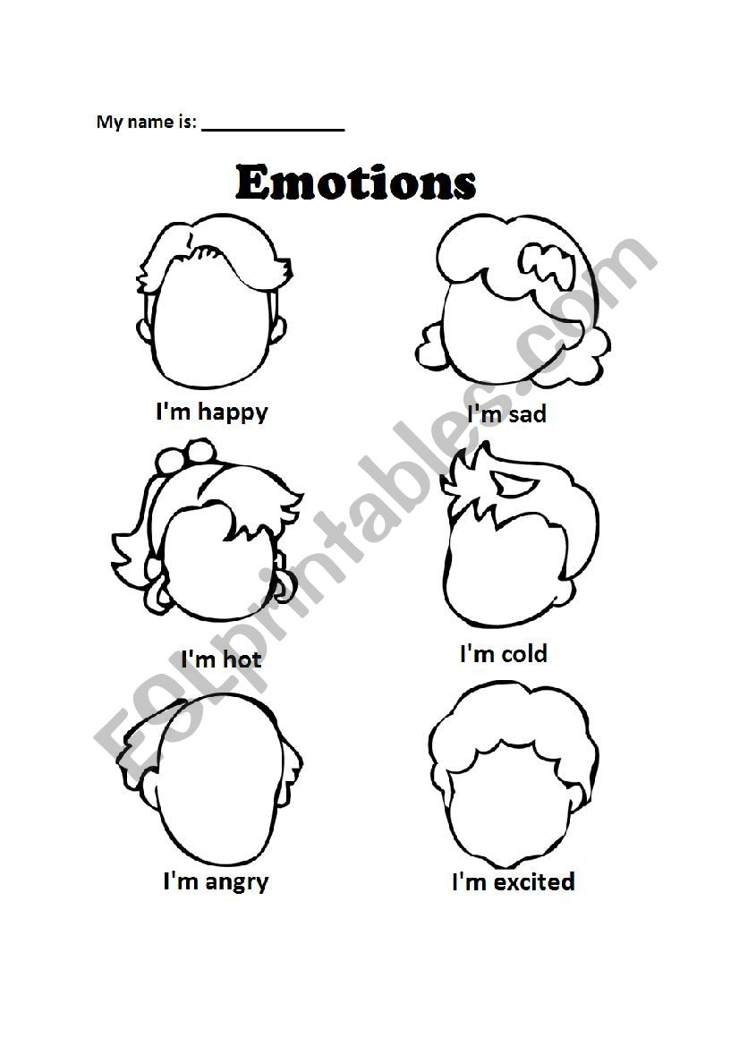 Feelings and Emotion Face Draw