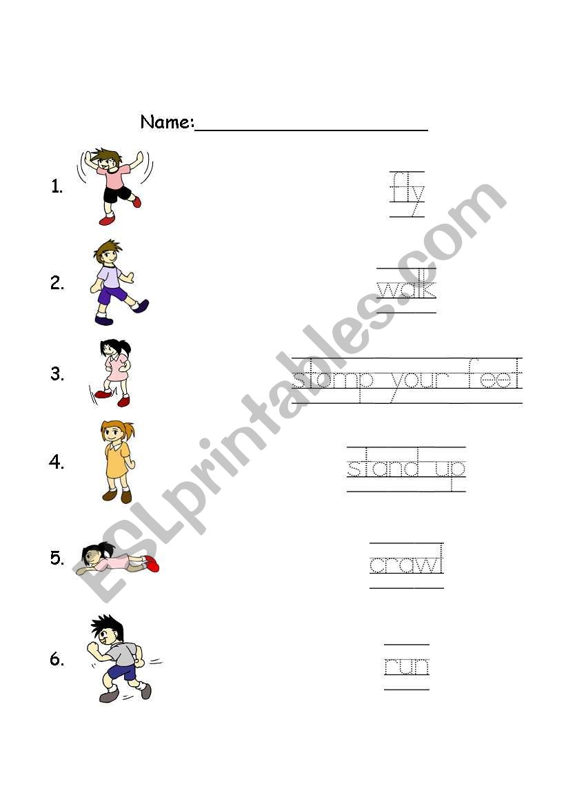 activity worksheet