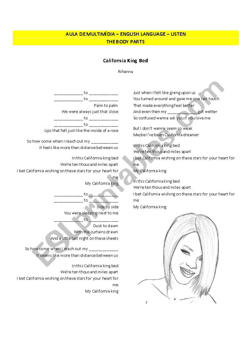 Body Parts Exercises worksheet