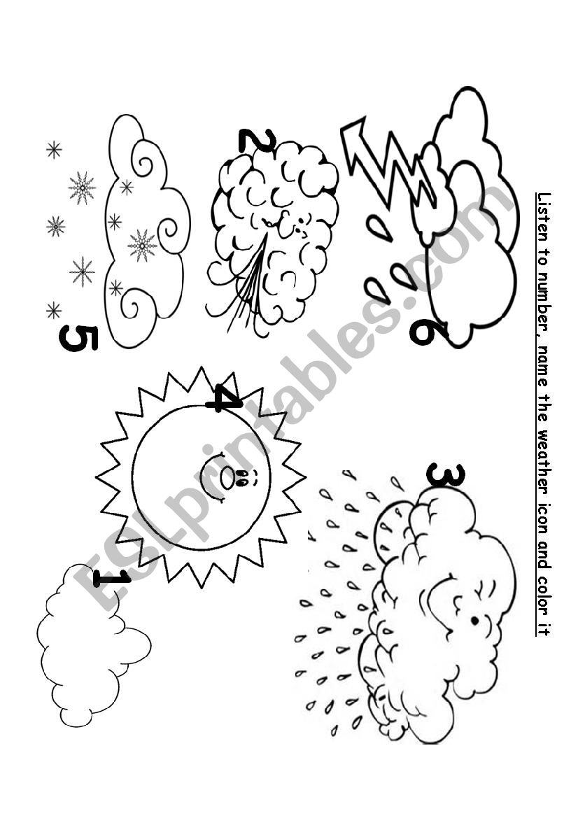 Weather worksheet