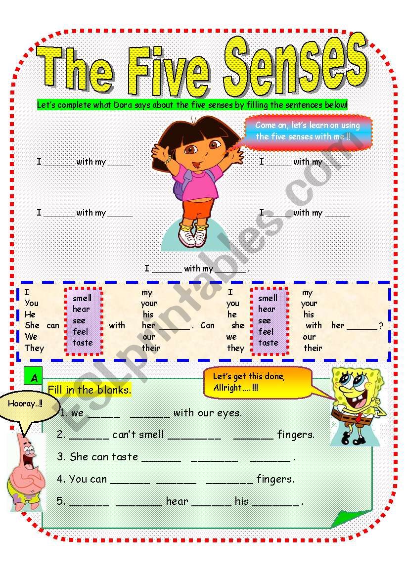 Using The Five Senses - Dora and Friends (Part A)