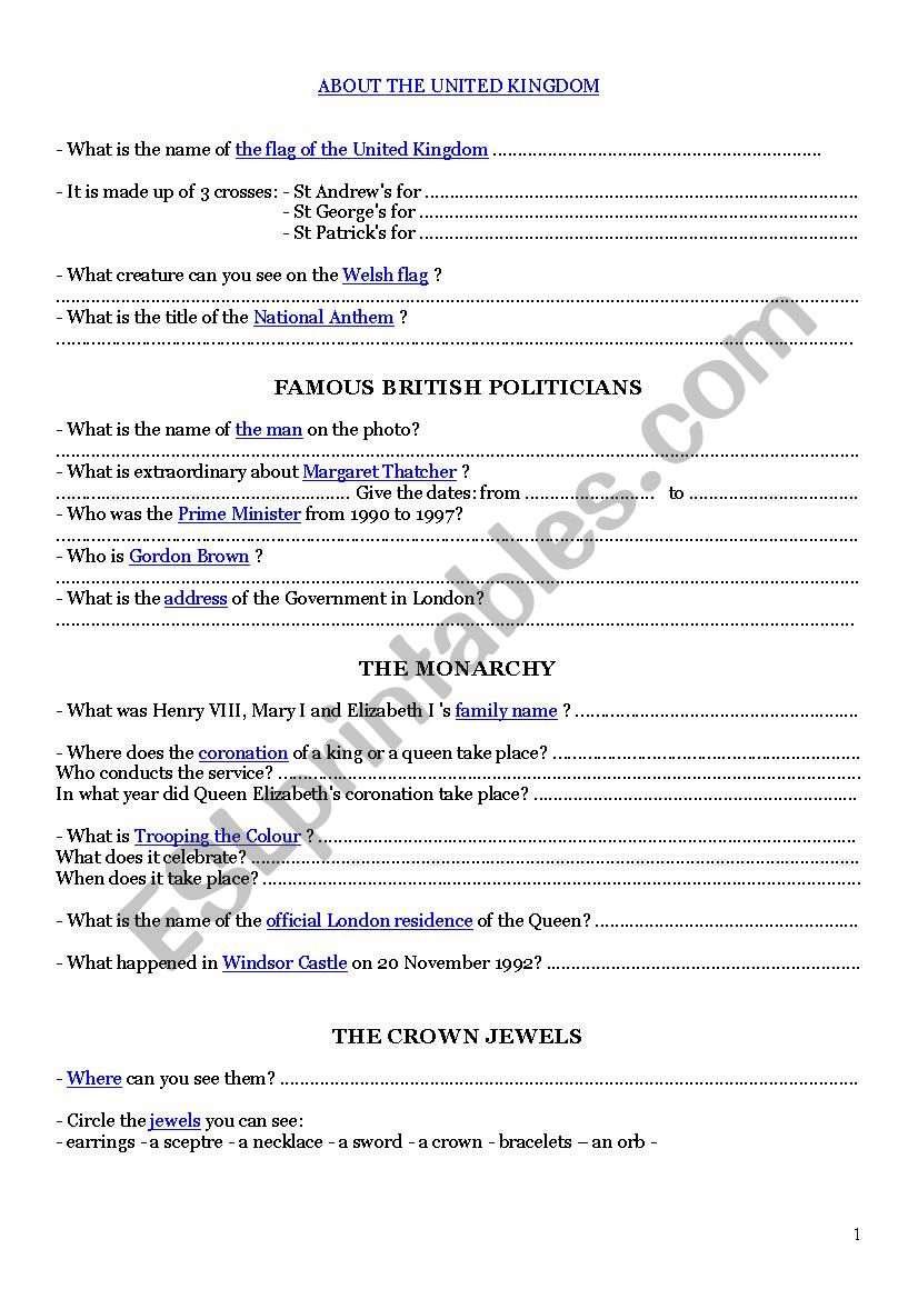 webquest worksheet