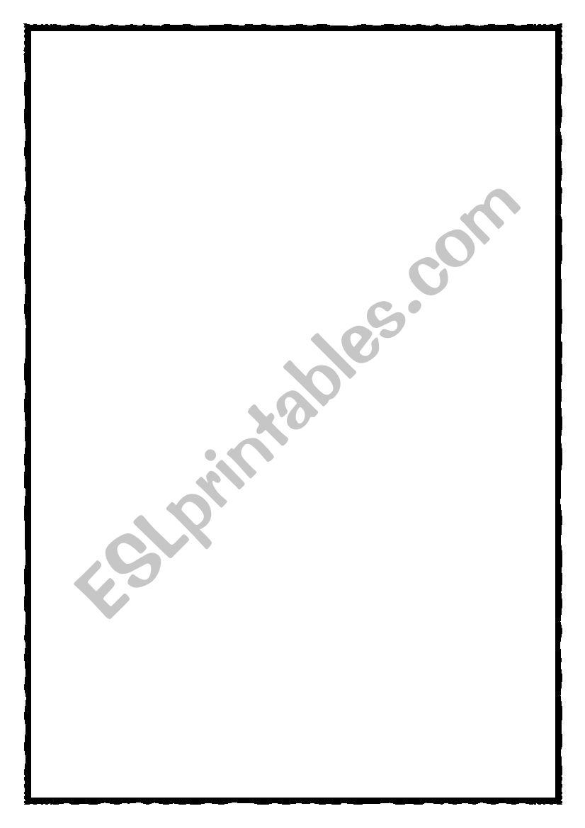 Letter writing worksheet