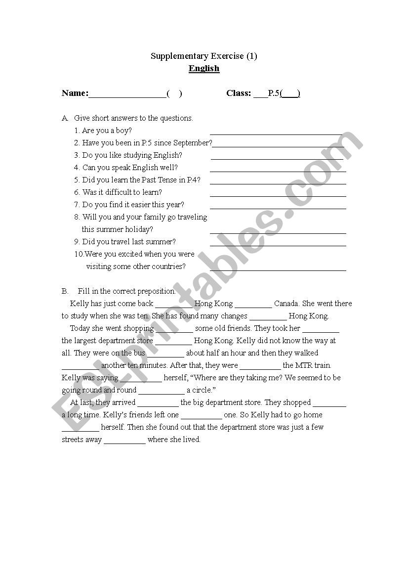 complete the conversation with suitable words + preposition
