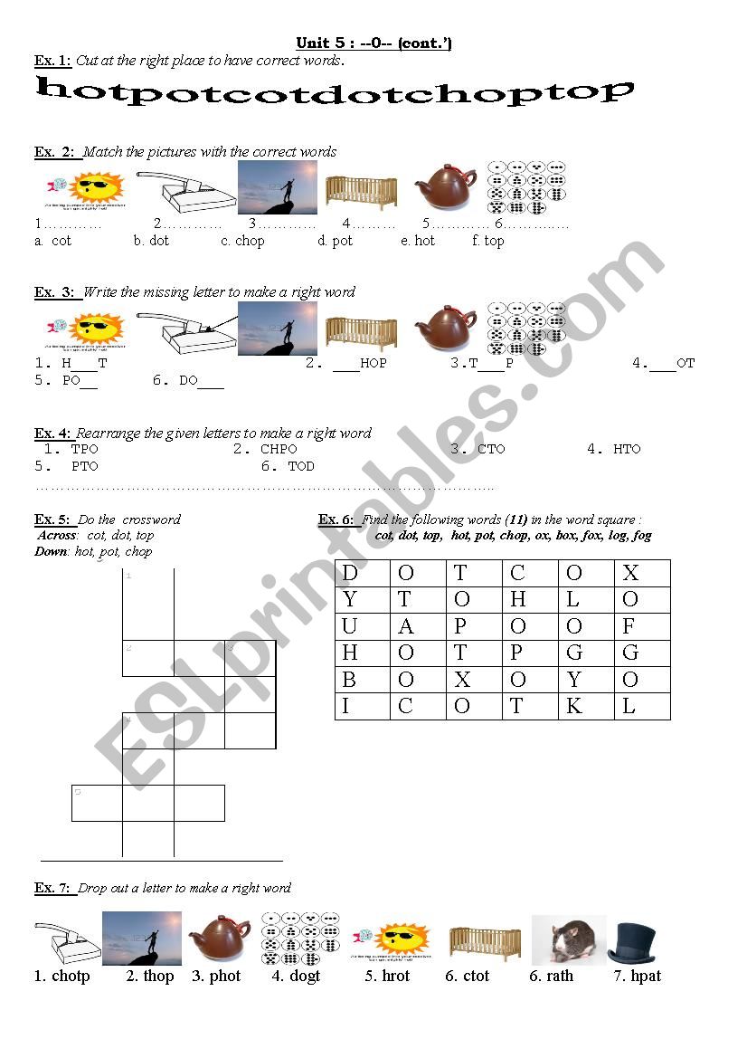 easy phonics worksheet