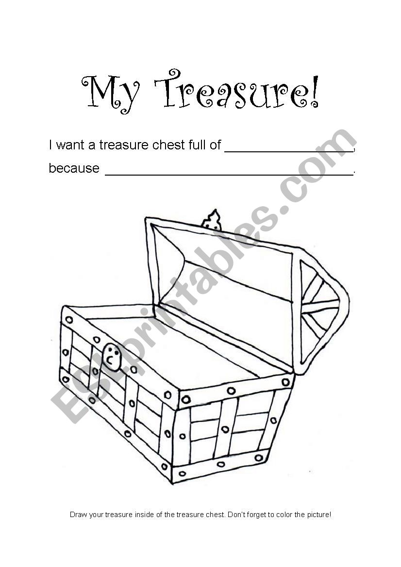 My Treasure! worksheet