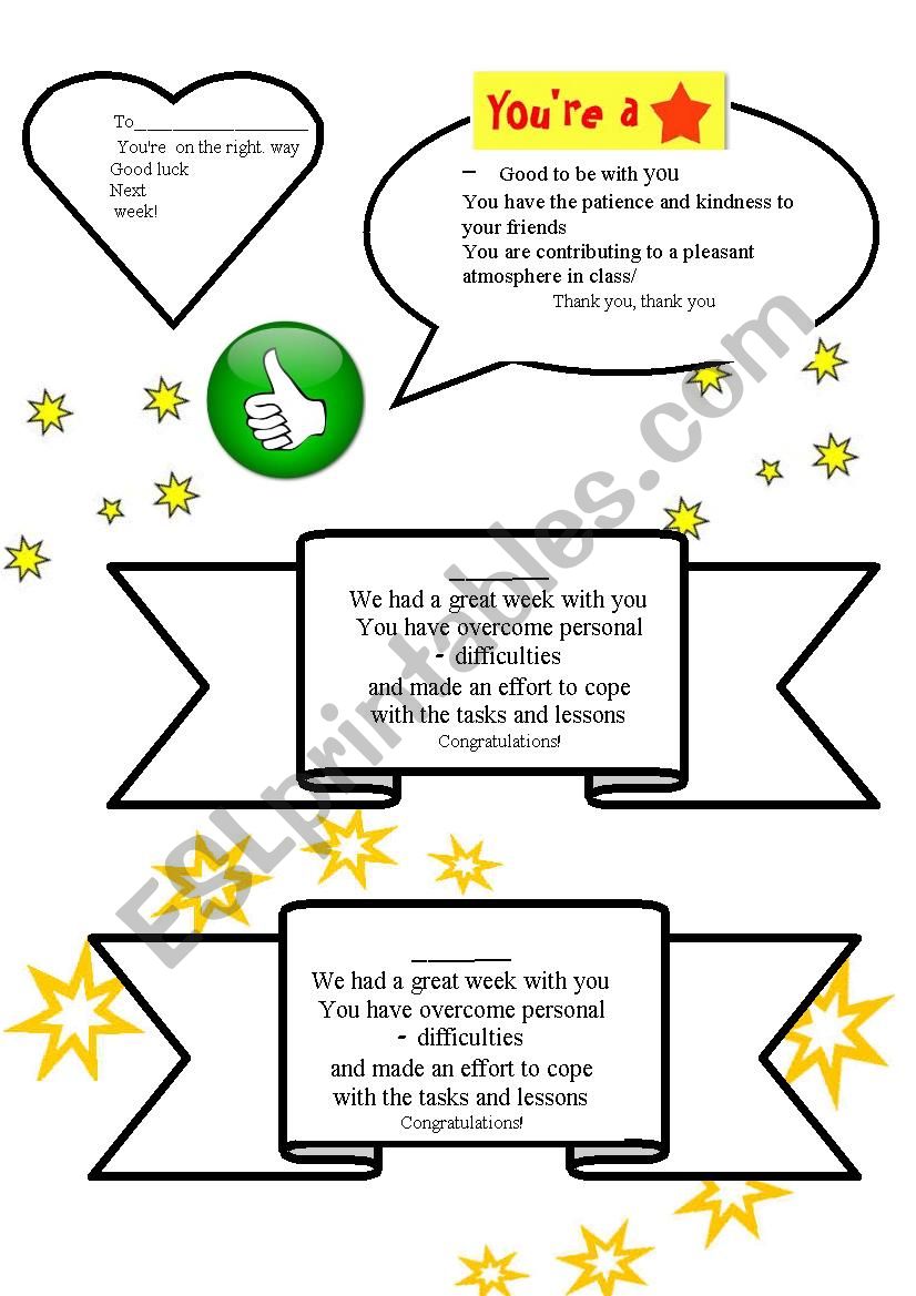 positive reinforcement worksheet