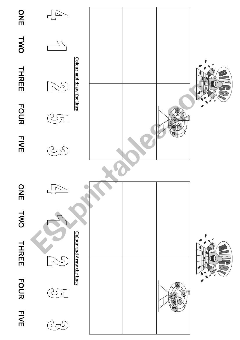 numbers 1-5 worksheet