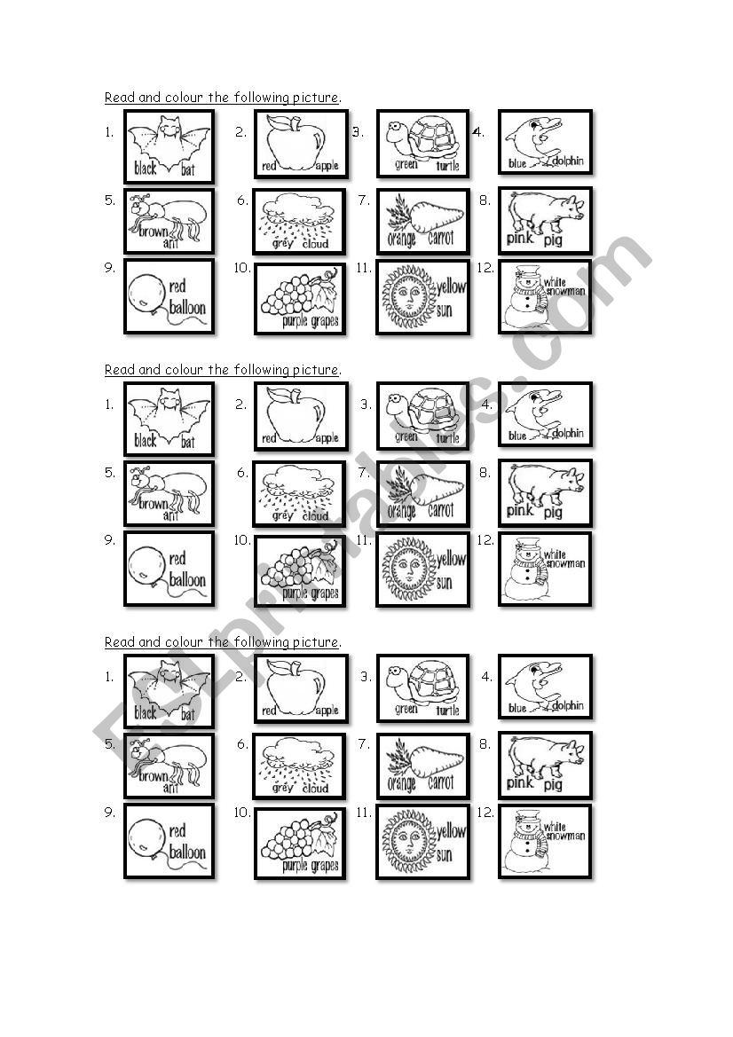 preposition numbers and colours