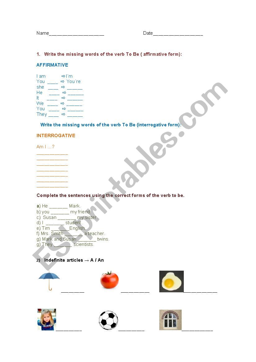 QUIZ (VERB TO BE, DEMOSTRATIVE PRONOUNS, PREPOSITIONS OF PLACE, SIMPLE PRESENT AND PRESENT PROGRESSIVE 