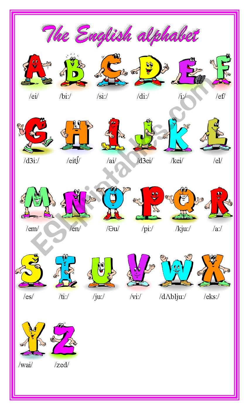 the alphabet pictionary worksheet
