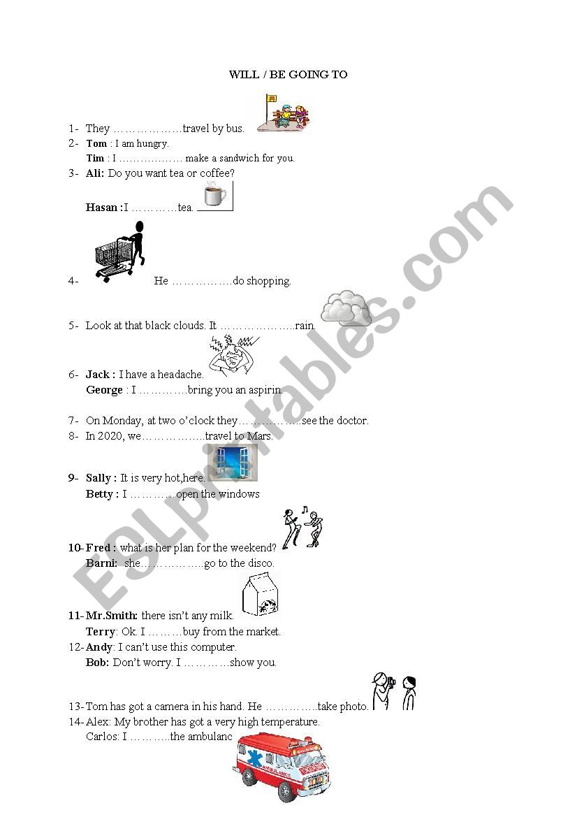 future tense worksheet