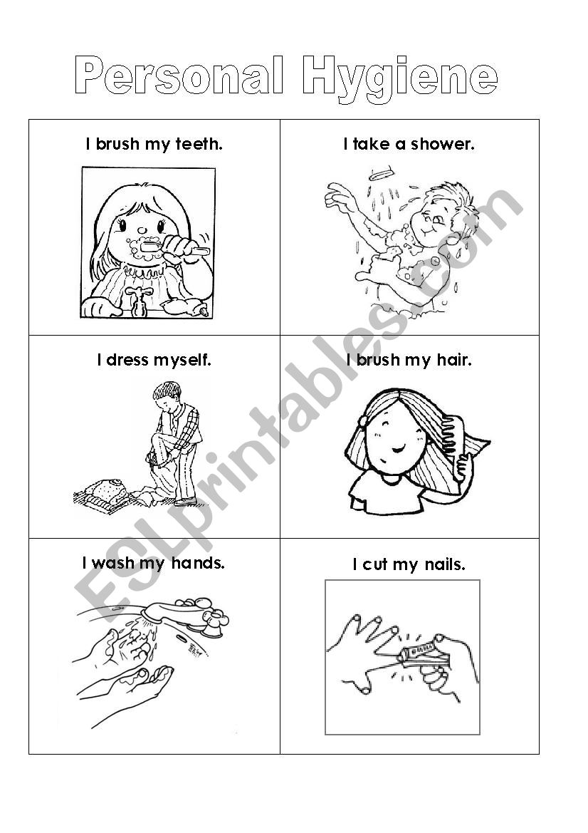 Personal Hygiene worksheet