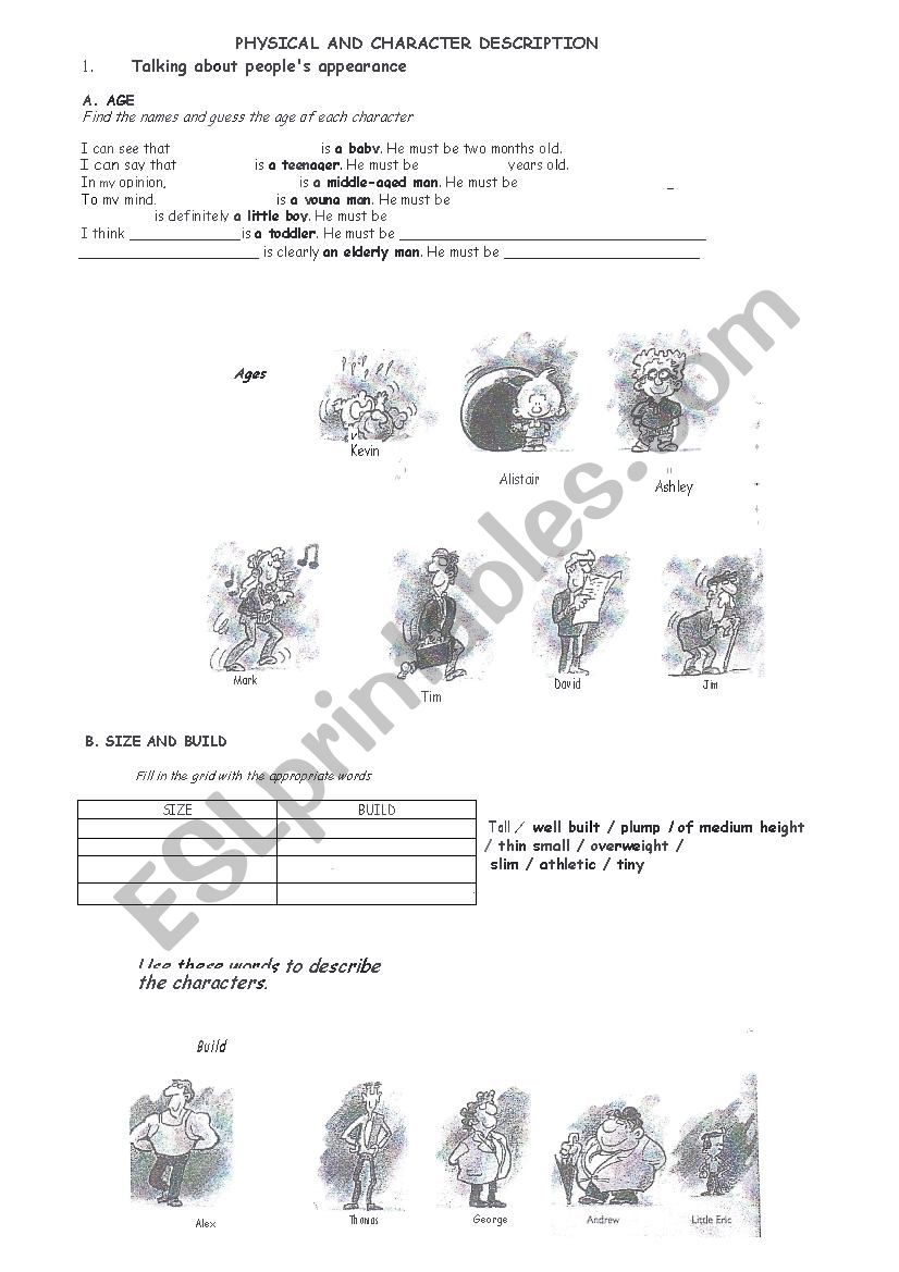 talking about yourself worksheet