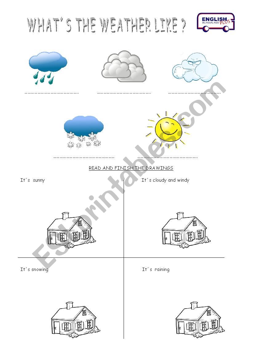 Whats the weather like? worksheet