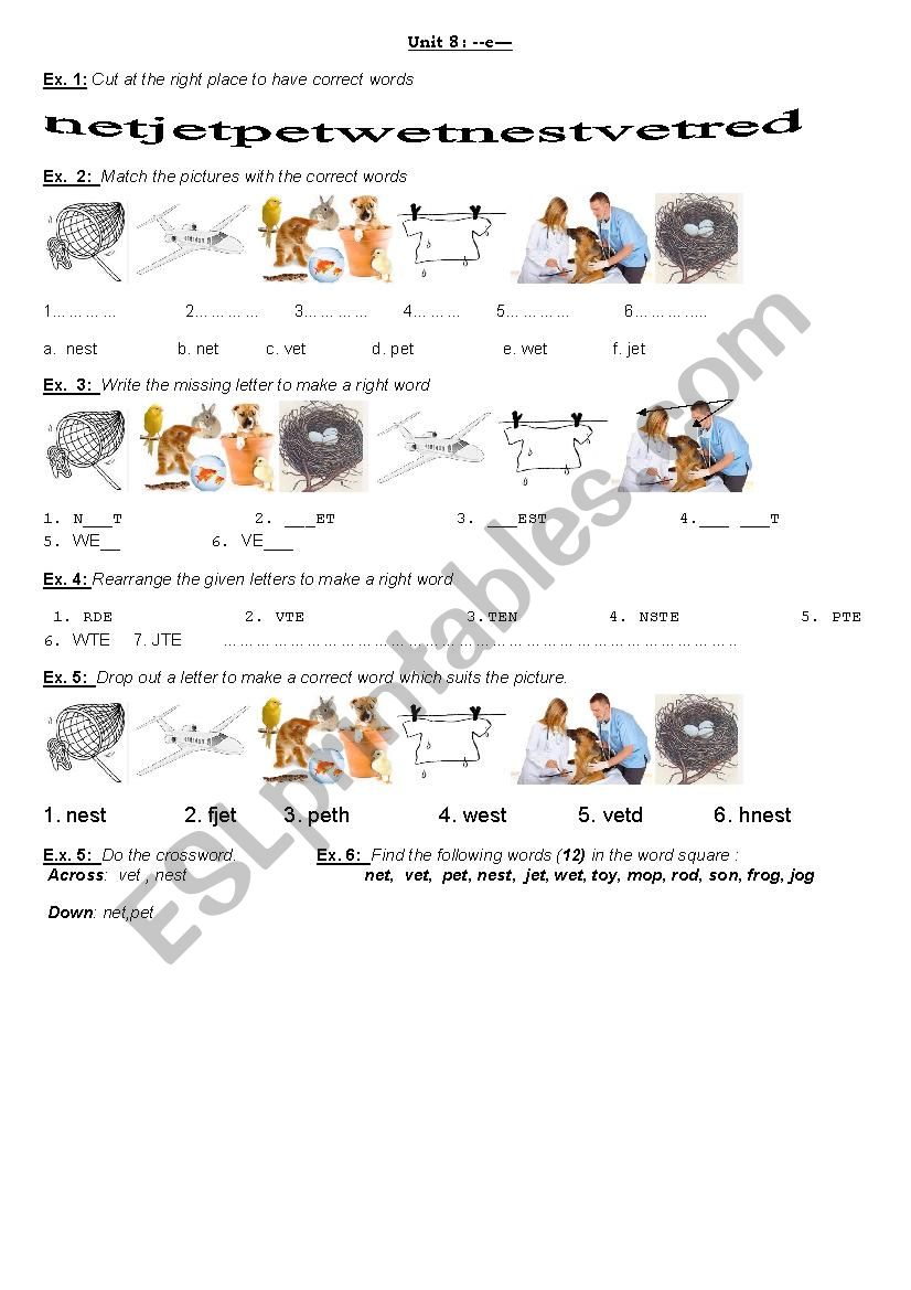 easy phonics worksheet