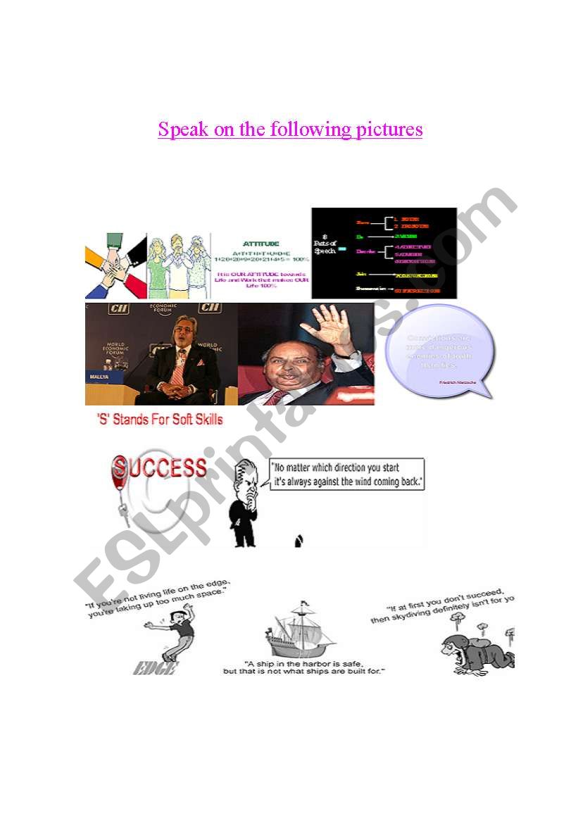 Speech Practice Exercise in the classroom