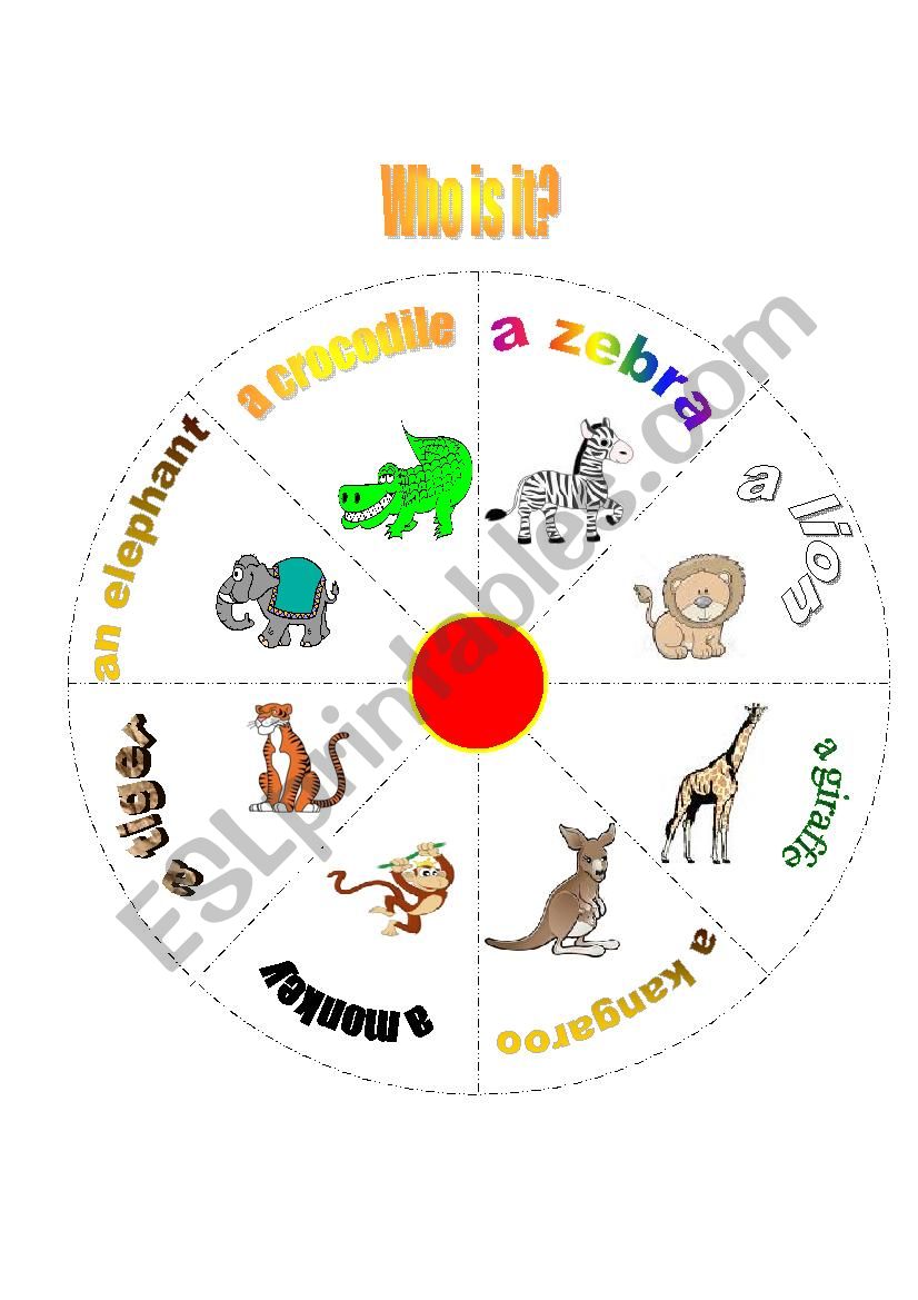 Exotic animals worksheet