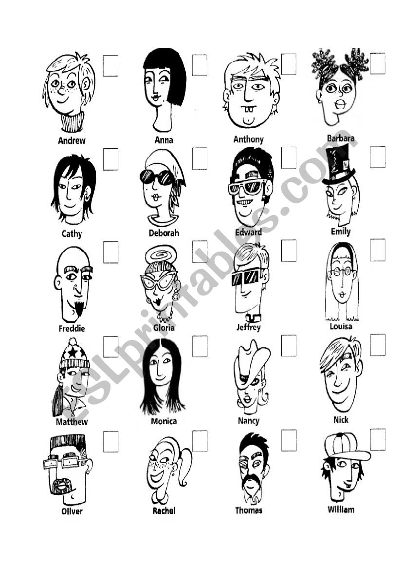 describing peopleÂ´s appearance 