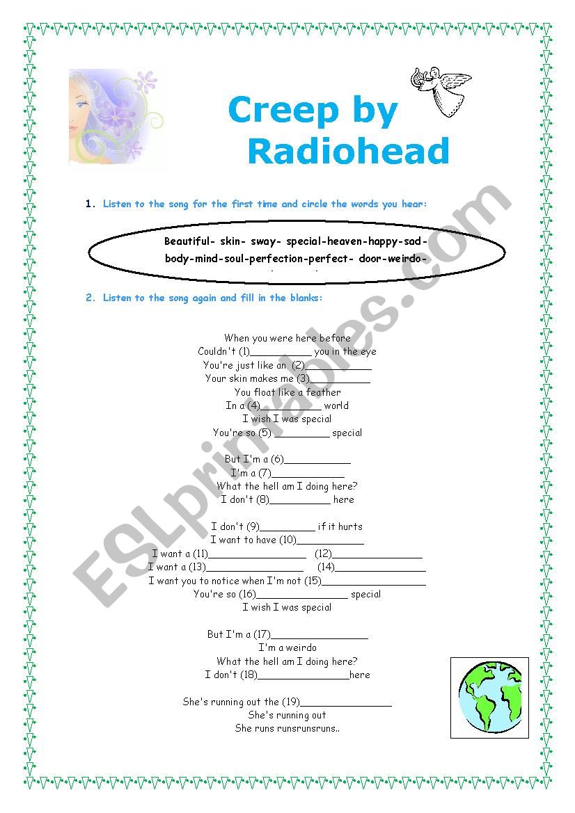 Song study: Creep by Radiohead