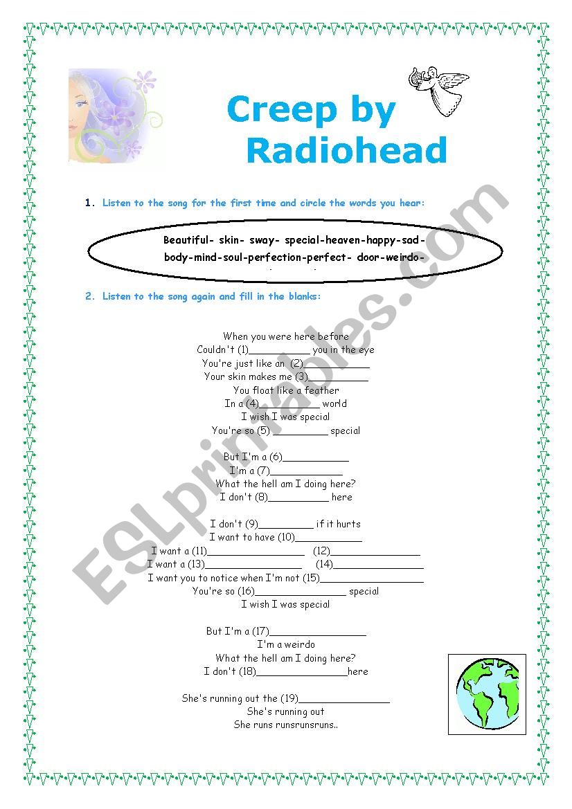 Song study: Creep by Radiohead