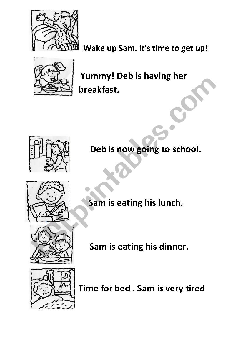 Wake up Sam! worksheet