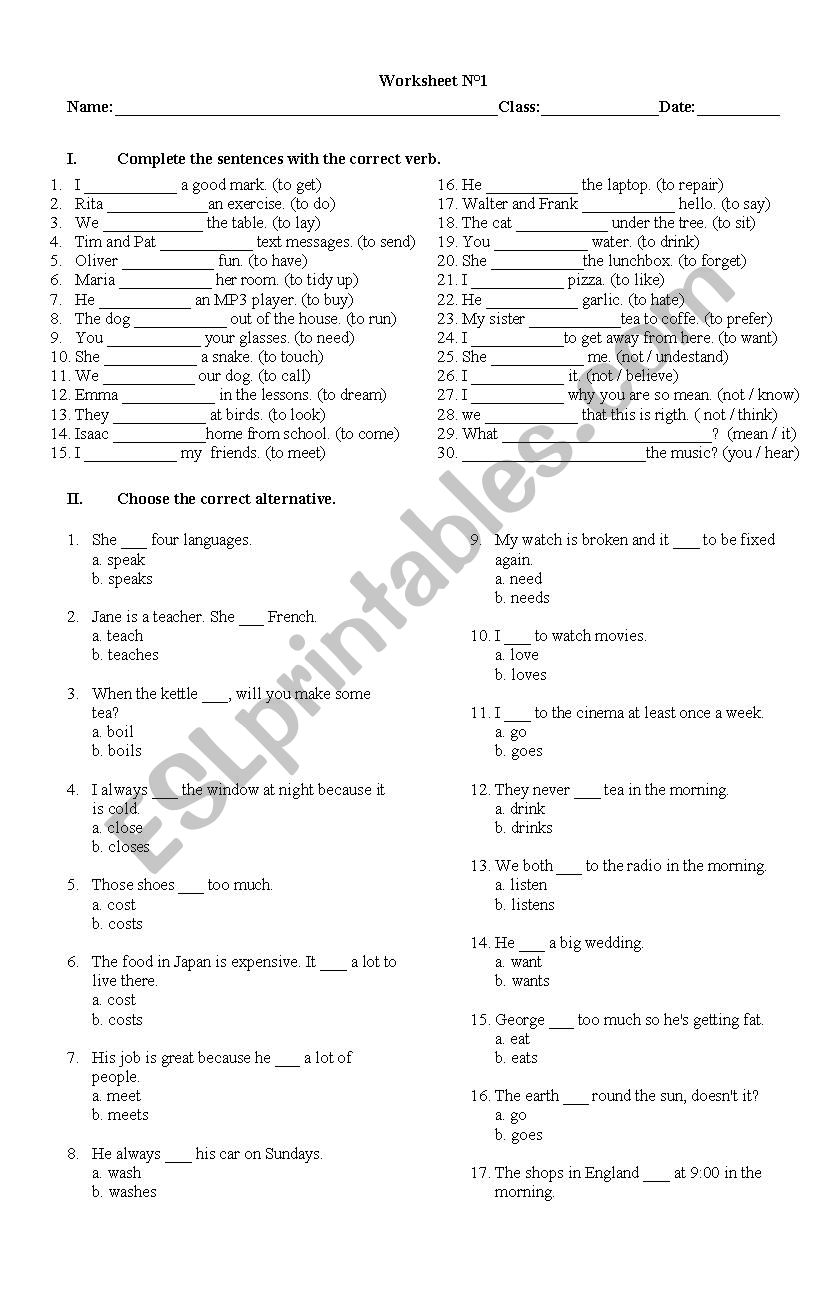 Present simple, routines, adverb of frequency 