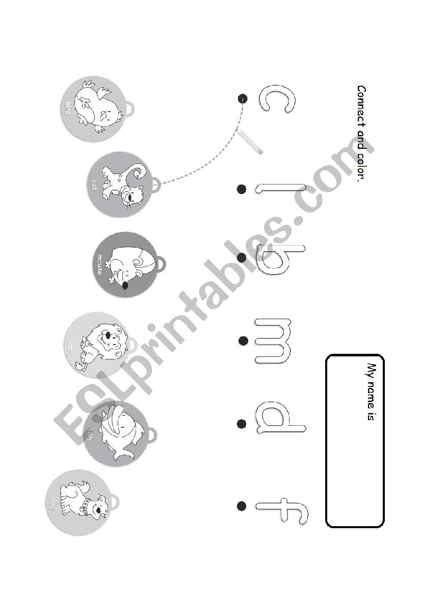 ABC connect worksheet