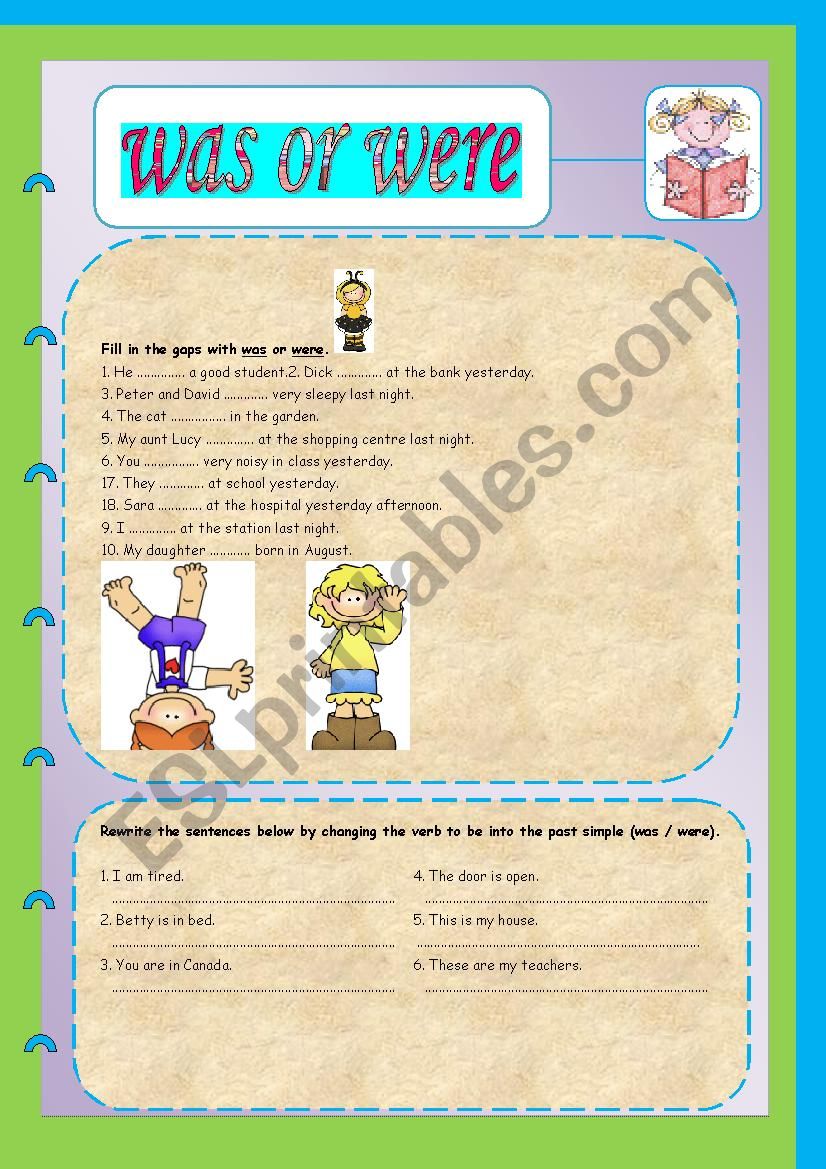 to be worksheet