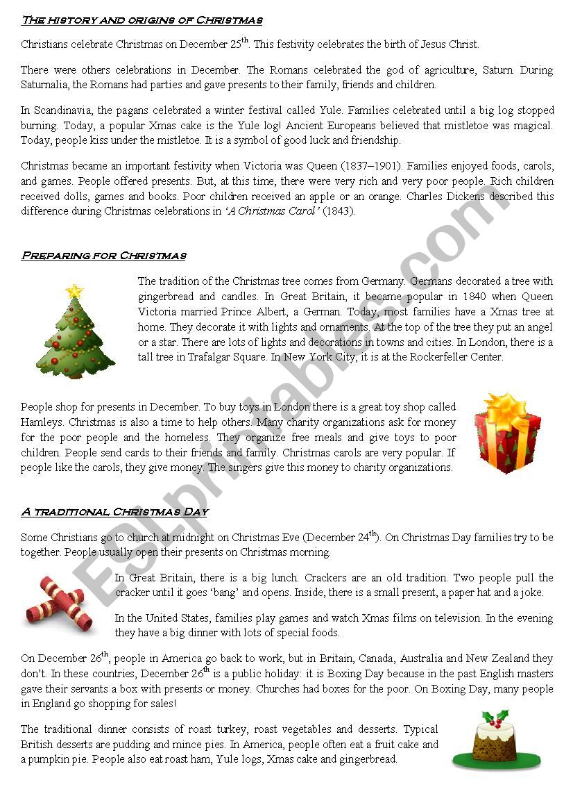 Christmas - Origins and Traditions