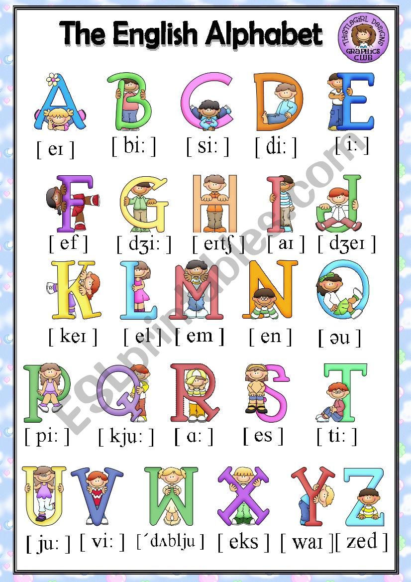 Alphabet Poster worksheet