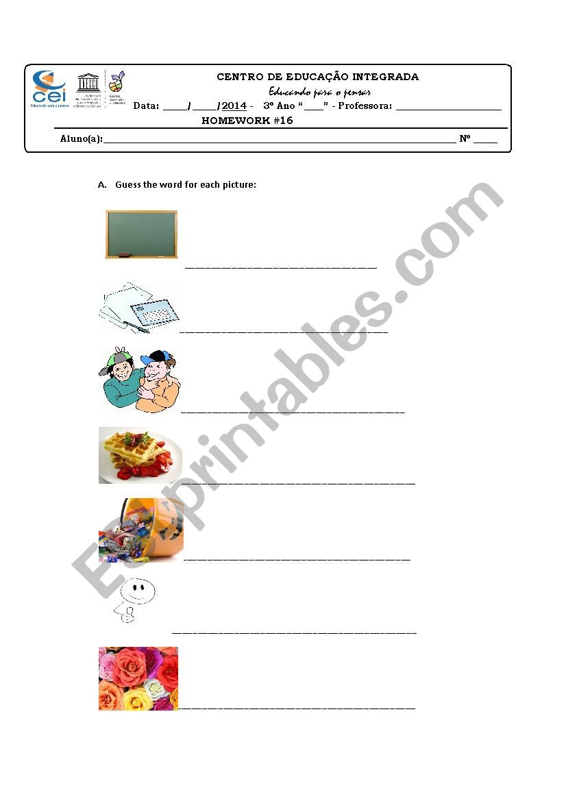 lady bug  worksheet