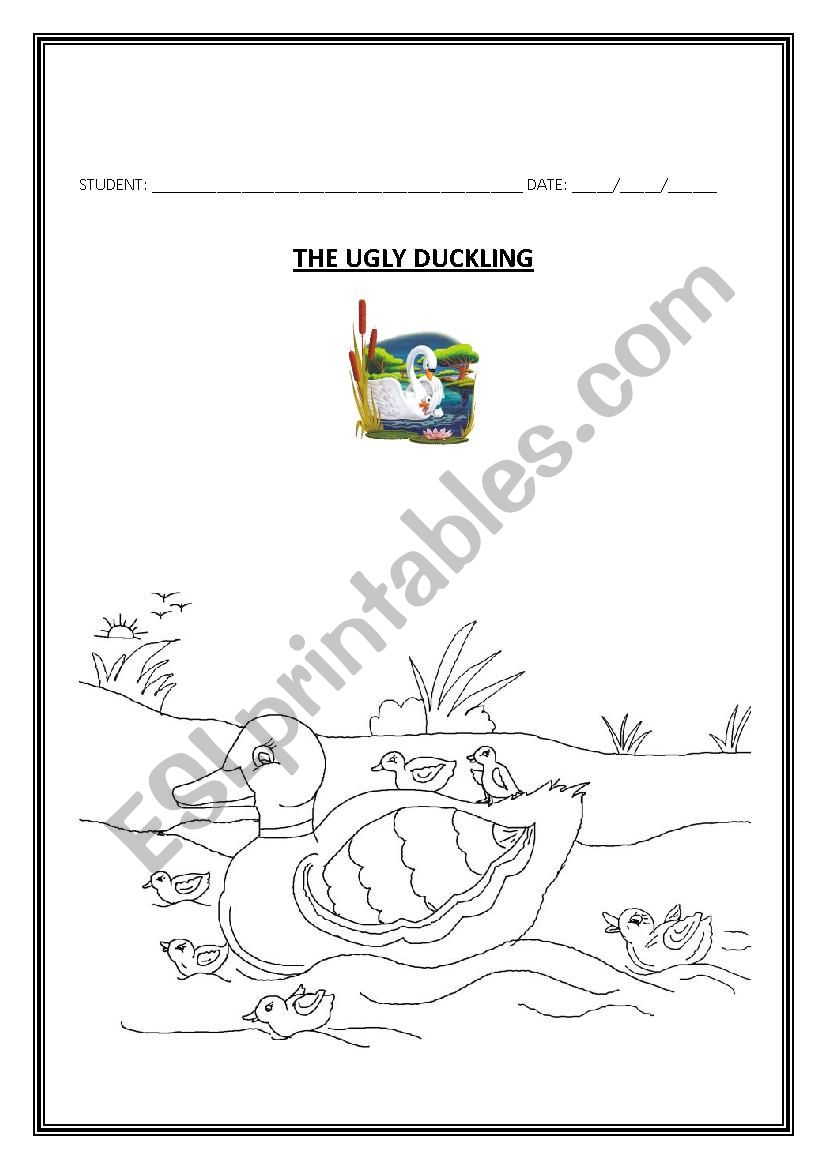 The Ugly Duckling worksheet