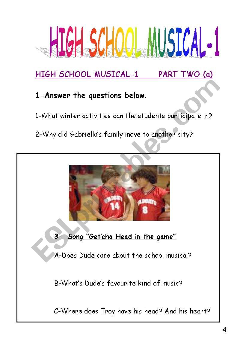 High School Musical-1 part 2 and 3