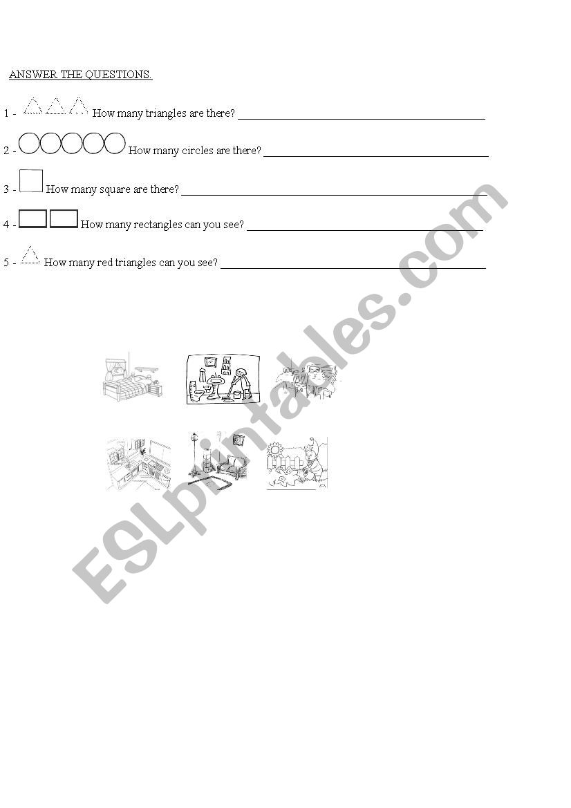 shapes worksheet