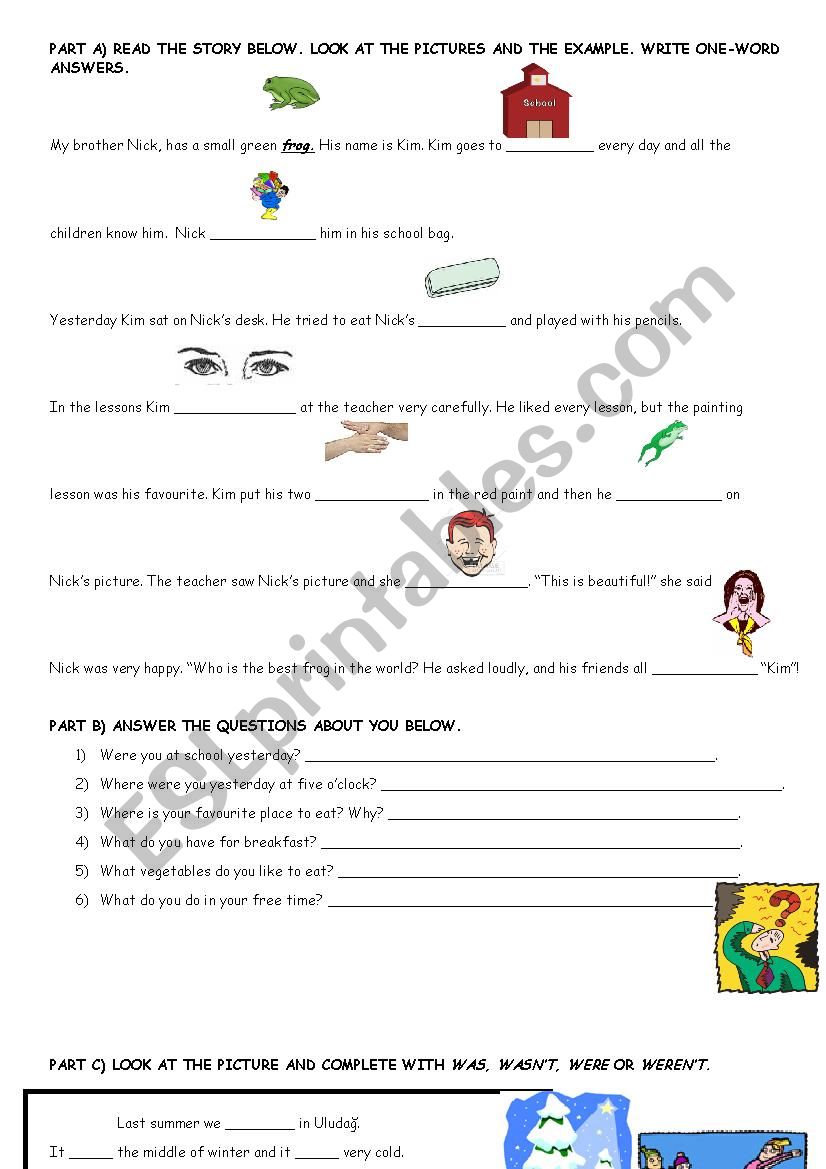 4th grade worksheet