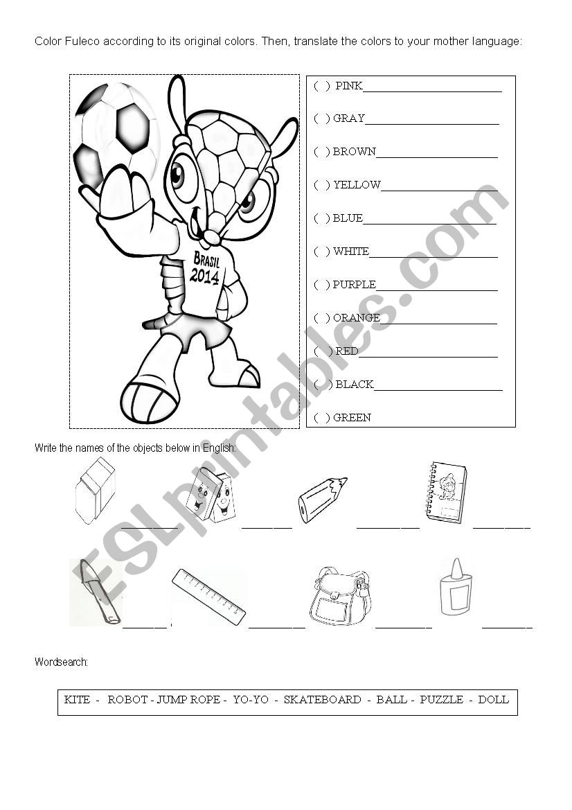 ENGLINSH worksheet