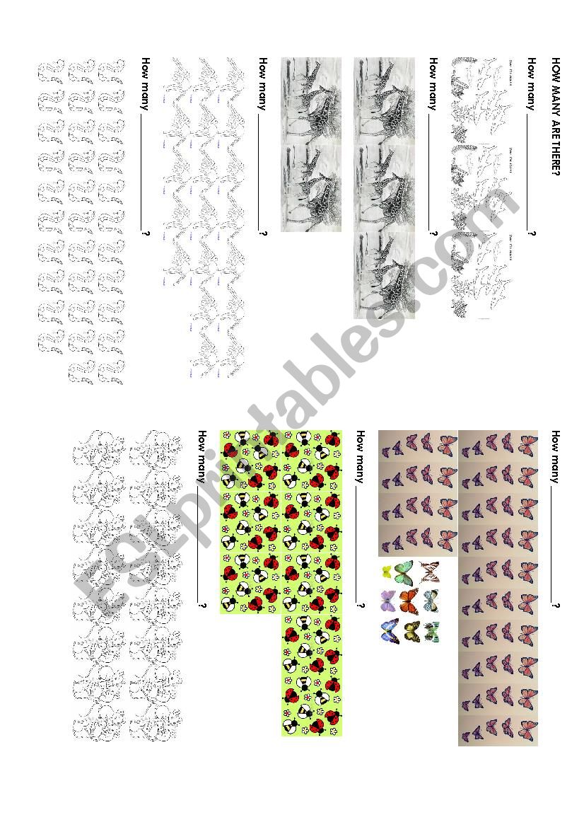 How many are there? worksheet