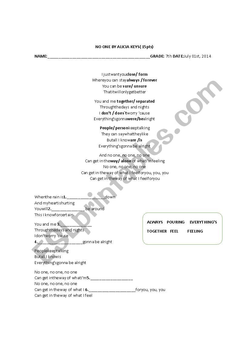 Listening Comprehension  worksheet