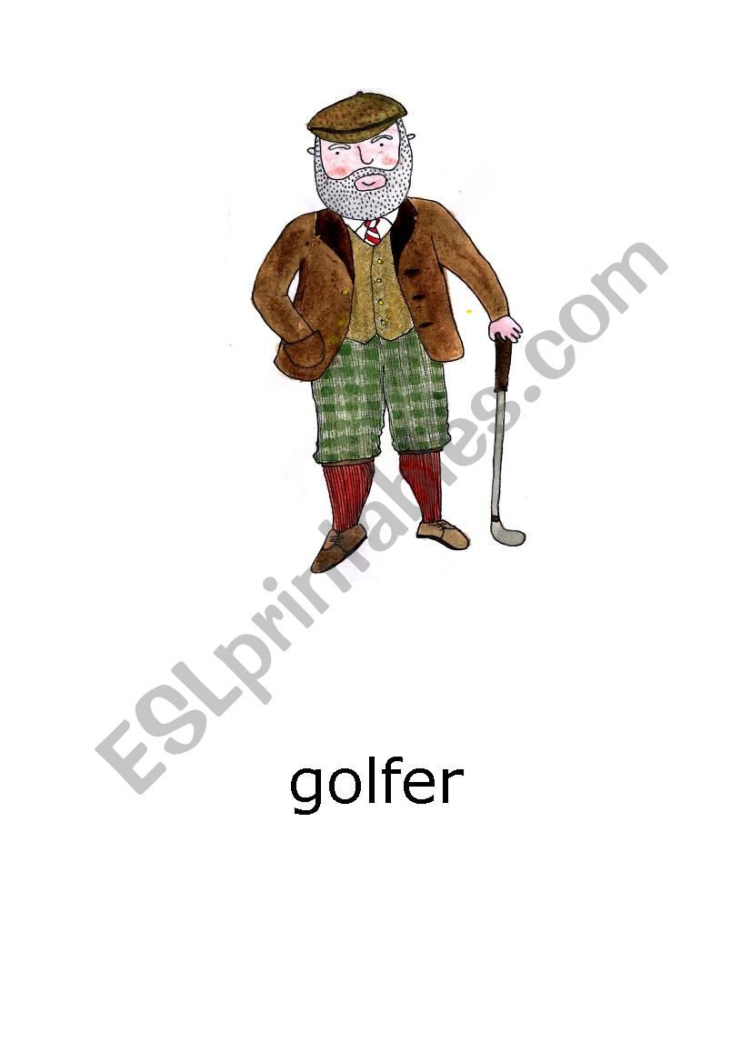 Golf English worksheet